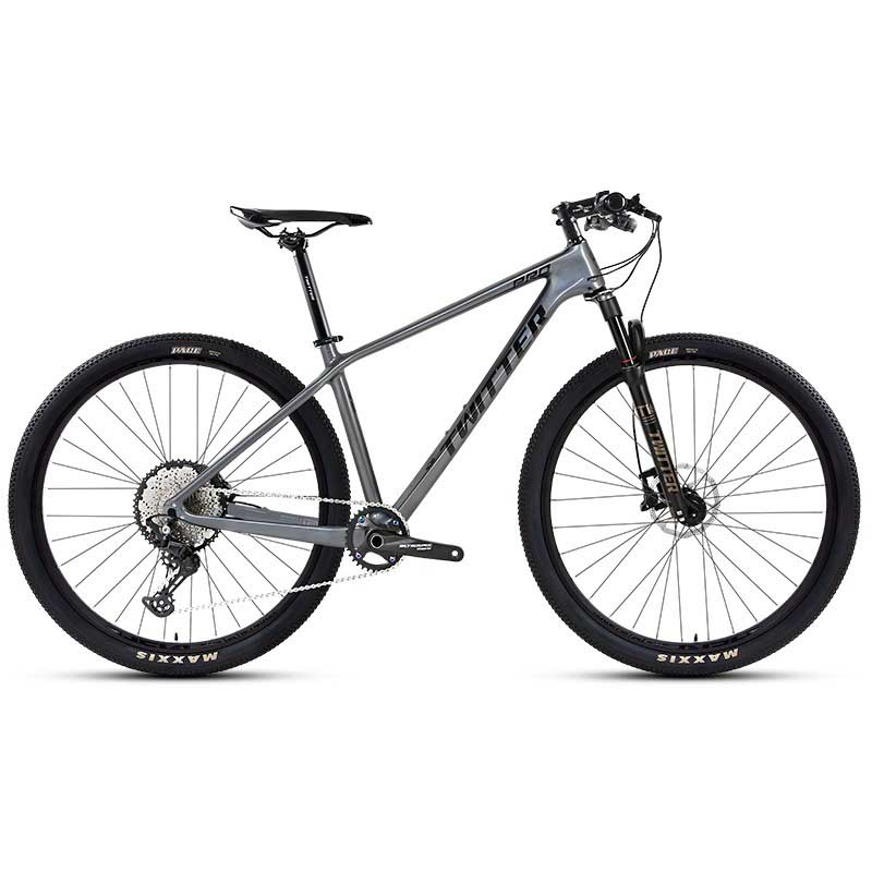 LEOPARDpro Gray Carbon Fiber Mountain Bike