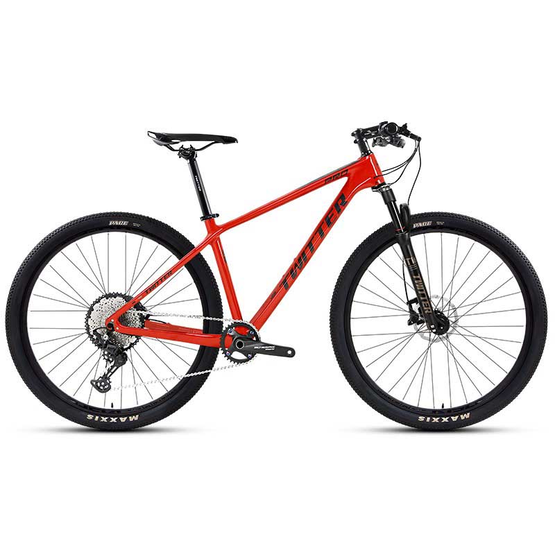 LEOPARDpro Red Carbon Fiber Mountain Bike