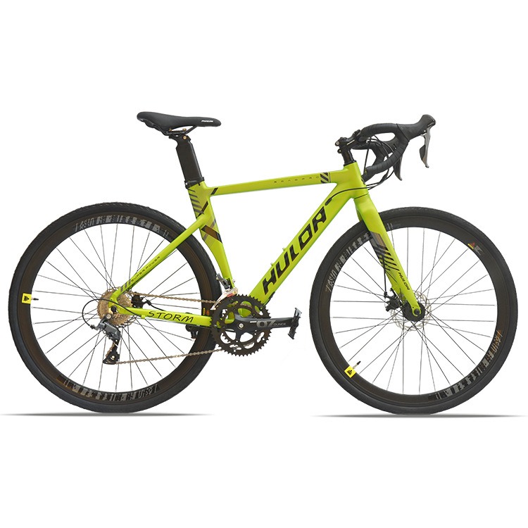 STORM green 16-speed road bike