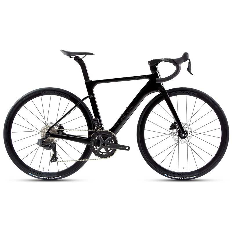 R15PRO black Carbon Fiber Electronic Shift Road Bike