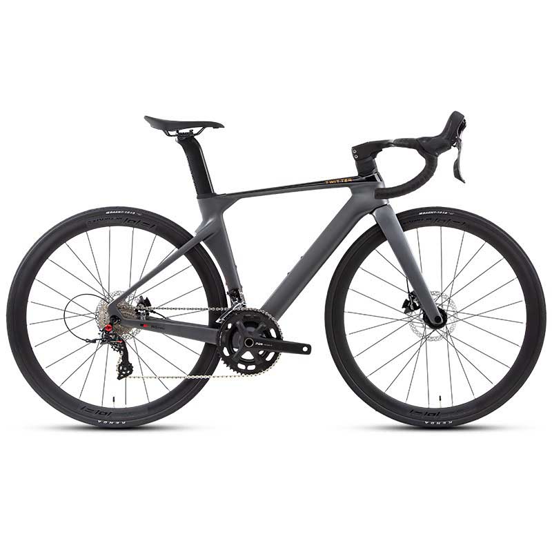 R5Pro dark gray Carbon Fiber Road Bike