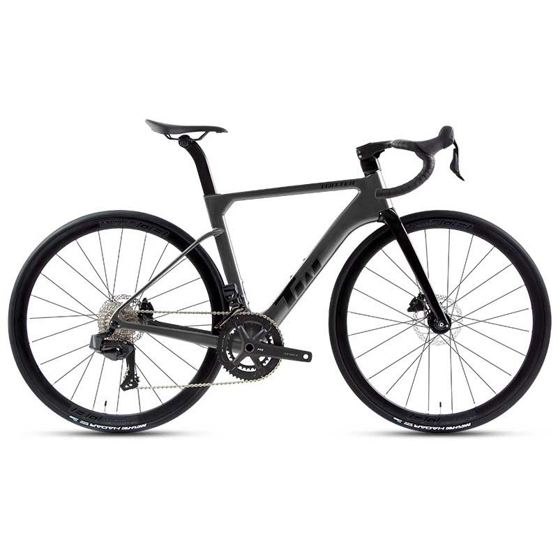 R15PRO dark gray Carbon Fiber Electronic Shift Road Bike