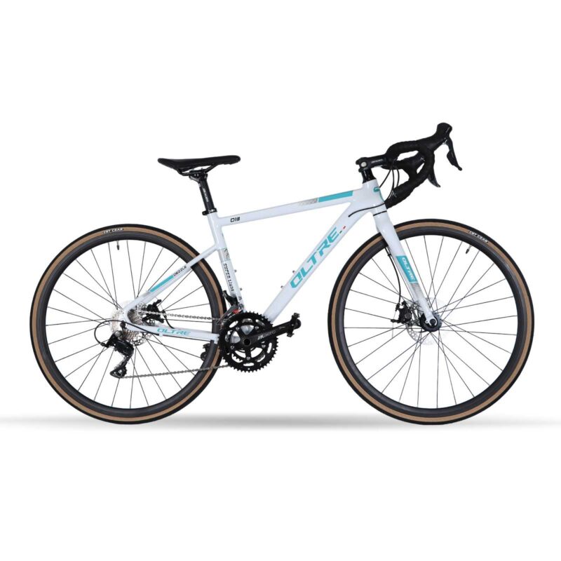 SORA 18-speed white Road Bike